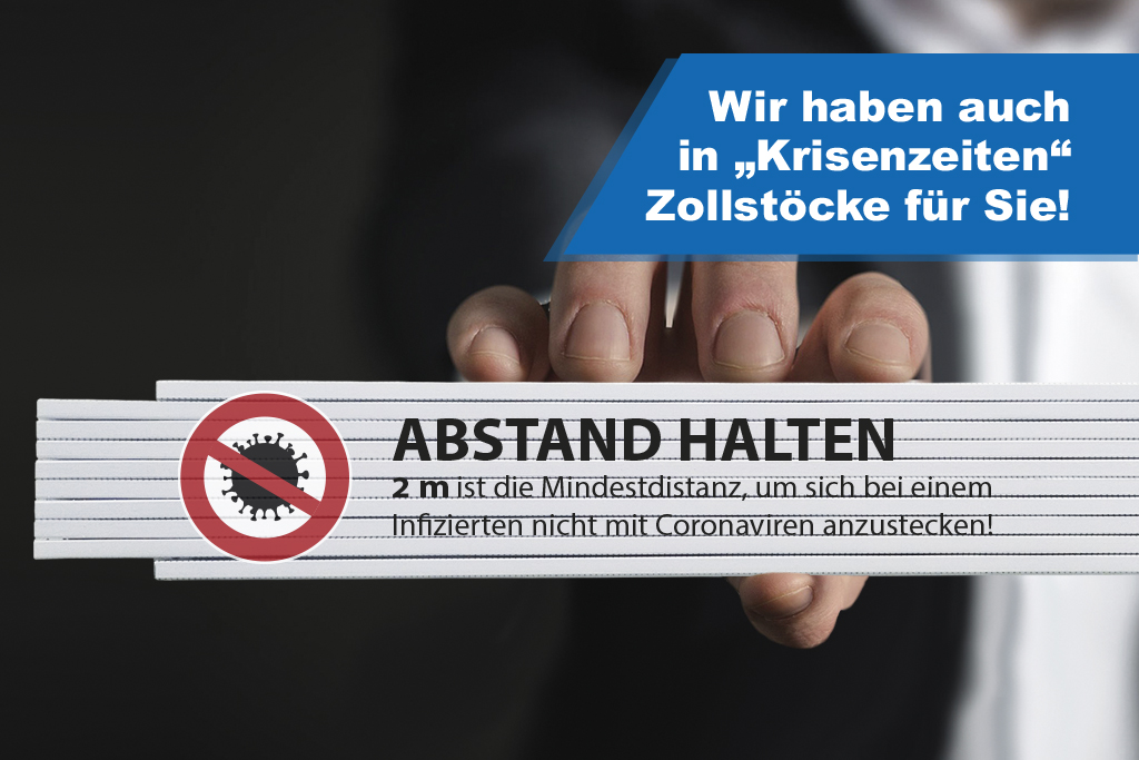 Zollstöcke in Krisenzeiten